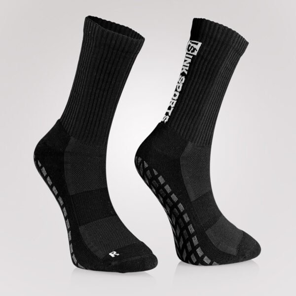 Анти Слип Черни Спортни Чорапи Инк Спортс